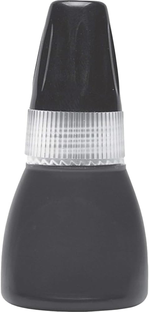 Refill Ink for Xstamper Stamps, 10ml-Bottle, Black
