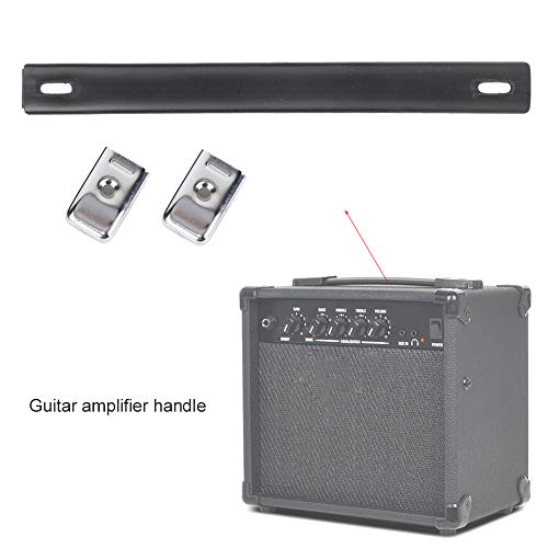 Alça Preta para Amplificador de Guitarra, Alça de Couro Pu, Alça para Amplificador de Guitarra, Gabi
