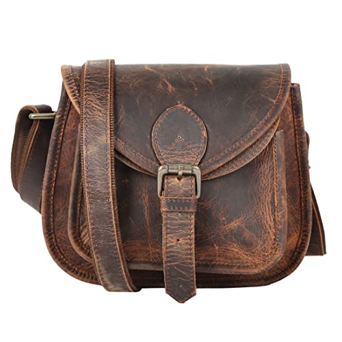 Vintage Crafts Buffalo Leather Satchel