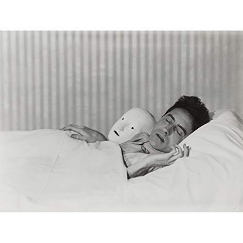 Póster de Abbott Jean Cocteau con máscara: fotografía de dormir para colgar en pared