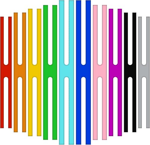 10PCS 9-Inch H-Band Silicone Rubber Bands