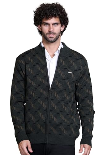 Image of GODFREY Full Sleeve Zipper Sweater for Man Winter Wear -Mens Woolen Sweaters Turtle Neck