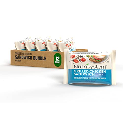 Nutrisystem Frozen Grilled Chicken Sandwich Bundle, Grilled ...