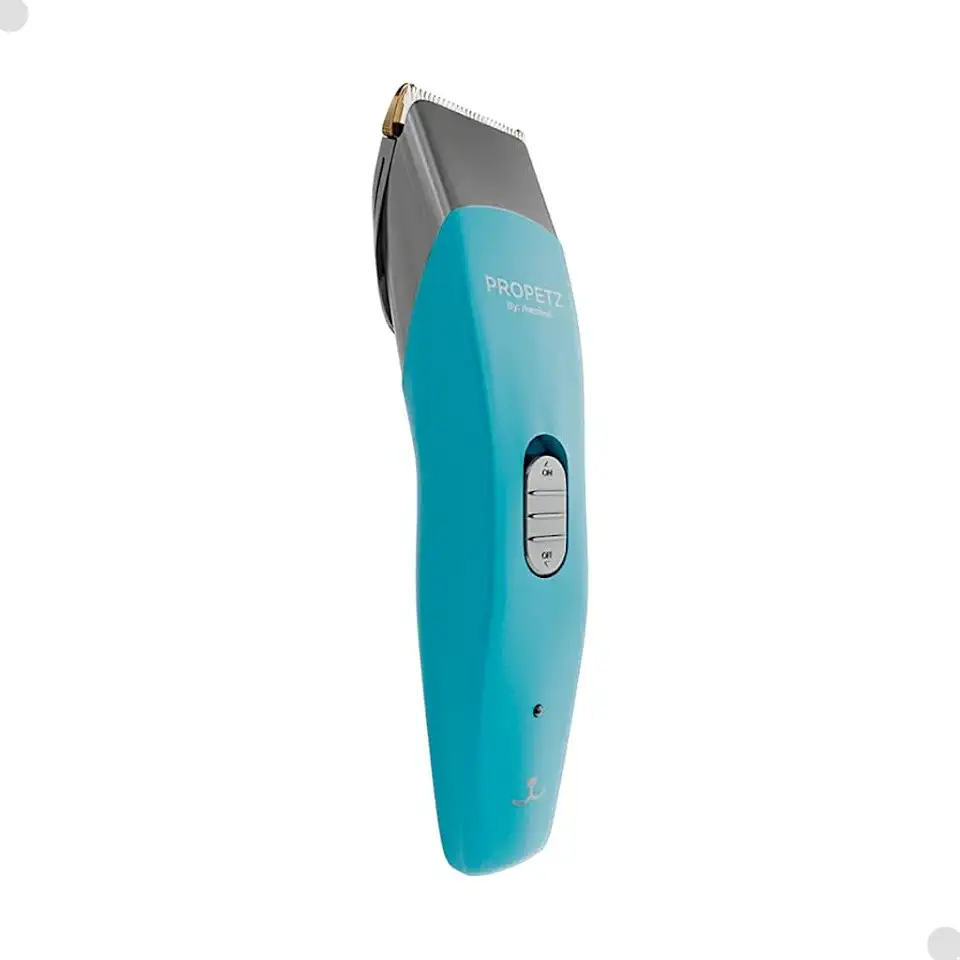 Máquina de Tosa MO3 Azul Propetz para Cães e Gatos Sem Fio Bivolt com Lâmina de Cerâmica