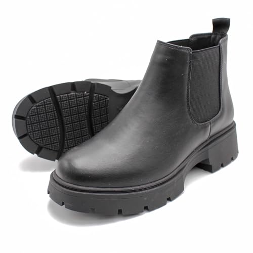 Best Slip Resistant Boots Womens: Top Picks for Safety & Style 11 Laforst Womens Nonslip Outsole Workboots Fashion Ankle Boots Chelsea Boots 9 Black
