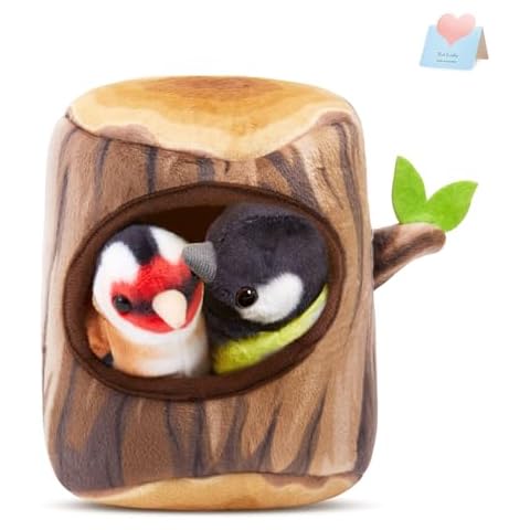 Athionsu 6-inch Bird Plush Pillow Cover