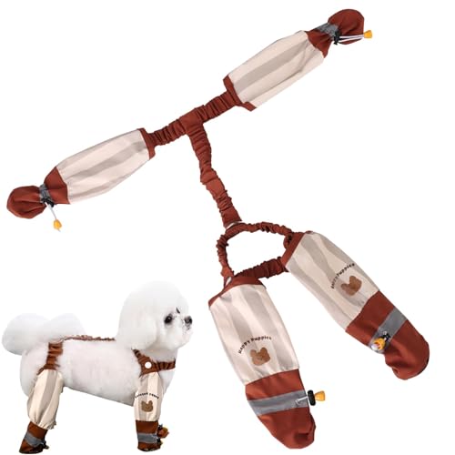 Zapatos para Perros,Protector de Pata de Botas para Perros,,Zapatos para Perros Antideslizantes,Pantalones para Perro a Prueba de Polvo Ajustables Botas Perro para Acampar Aire Libre y Senderismo (XL)