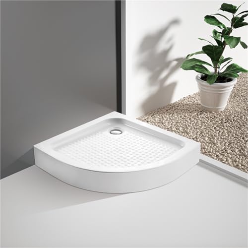 Plato de ducha acrílico para cabina de ducha cuadrante / baño húmedo, 70-120 cm con residuos gratis