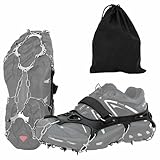 Homgoday Winter Outdoor Sport Eiskrallen - Thermoplastisches Elastomer & Edelstahl - Wanderungen & Stadtspaziergänge Model42021444