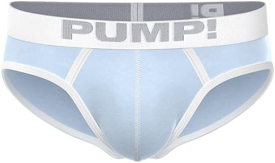 Pump! Milkshake Brief Men's Designer Briefs | Athletic Style Underwear with Supportive Fit