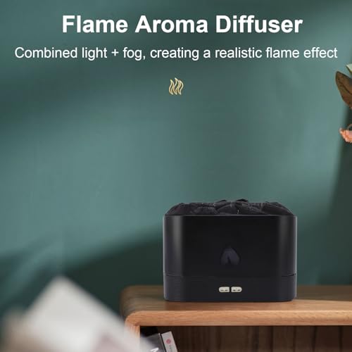 Difusor aromático eléctrico con diseño llama 180 ml miniatura 2