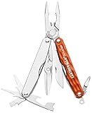 Leatherman - Juice S2 Multitool, Cinnabar Orange with Leather Sheath