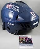 Mason Marchment Signed Blue Jackets Full-Size Columbus Helmet w/JSA COA
