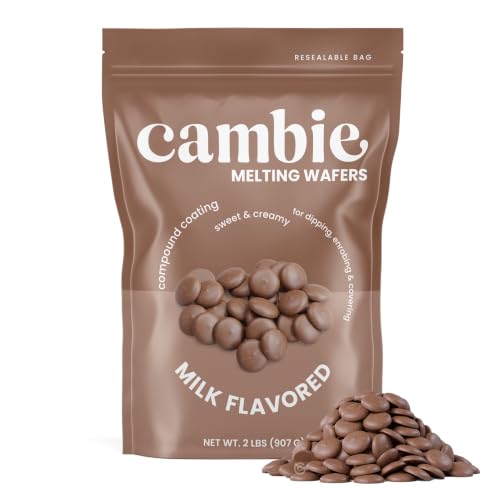 Cambie Milk Melting Chocolate - 2 Pounds of Premium Quality Milk Candy Melts to make Dubai Chocolate...