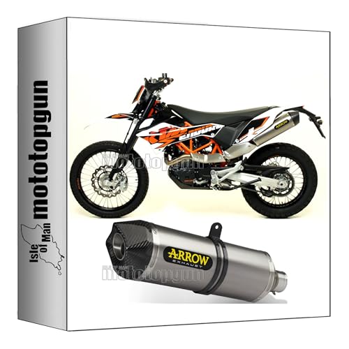 Pot echappement Arrow silencieux homologue carbone pour maximiser la puissance KTM 690
