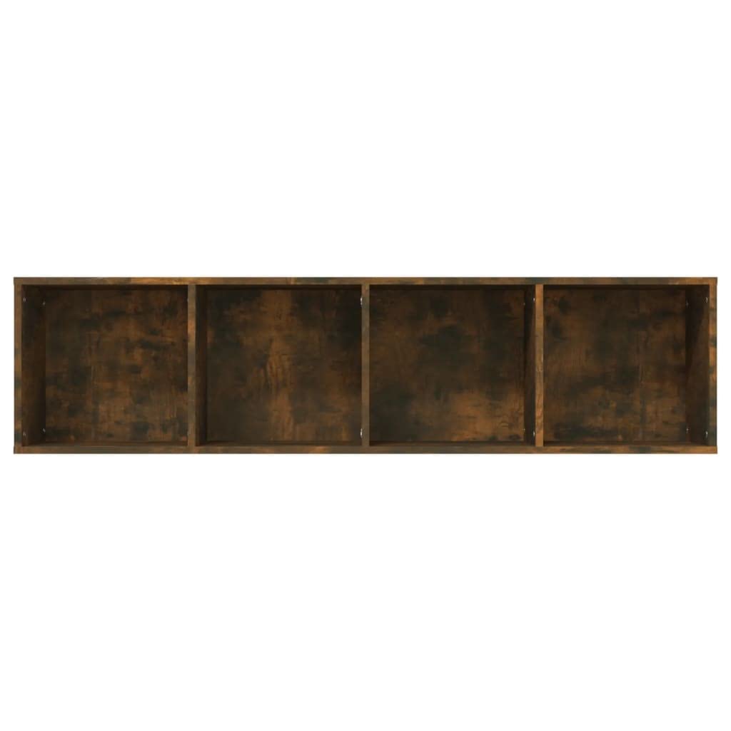 Generisch Bücherschrank/TV-Schrank Räuchereiche 143x30x36cm Holzwerkstoff,Möbel,Regalsysteme,Wandregale-815270