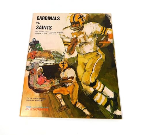 1967 New Orleans Saints at St. Louis Cardinals NFL Football Program 12-3-67 - NFL Programs