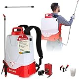 Pulverizador Eléctrico Recargable Pegasus 15L.Sulfatadora Eléctrica a Batería Litio Extraíble. hasta 7h Autonomía. Sistema 3 Velocidades. Boquillas Incluidas. Mochila Pulverizadora Plantas.PULMIC