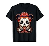 Sugar Skull Panda Bear Day Of Dead Holiday Panda Bear Lovers T-Shirt