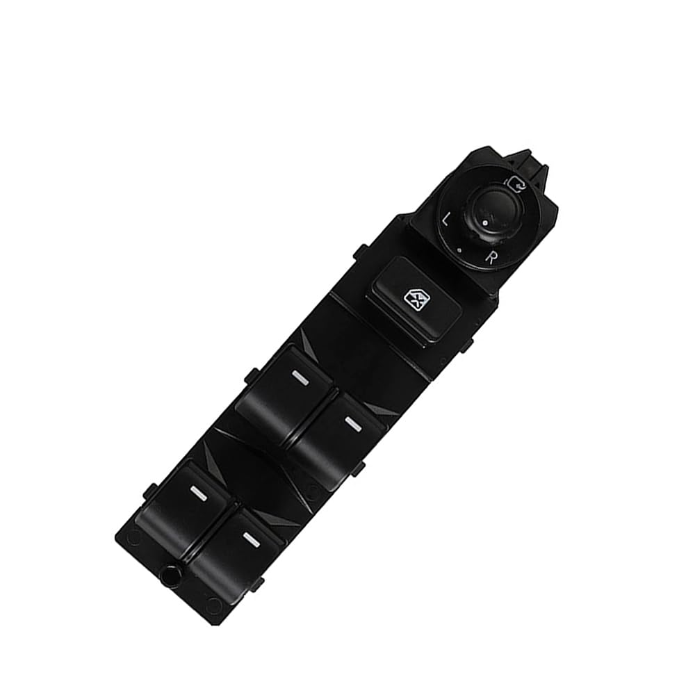 Front Left Power Window Switch (with Folding Mirror Function), Window Switch, Compatible with Mazda 6 2014-2015, Replaces GKL2-66-350A, GKL266350A, FST-MA-1065, 14 and 12 Pins, 1 PC