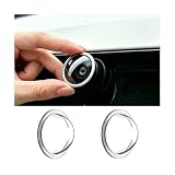 Guilcam 2PCS Car Camera Lens Protector, 360° Panoramic High-Transparency Anti-Fog Vehicle Backup Camera Guard, Scratch-Resistant Anti-Rain Auto Rearview Lens Cover, Universal for Vehicles