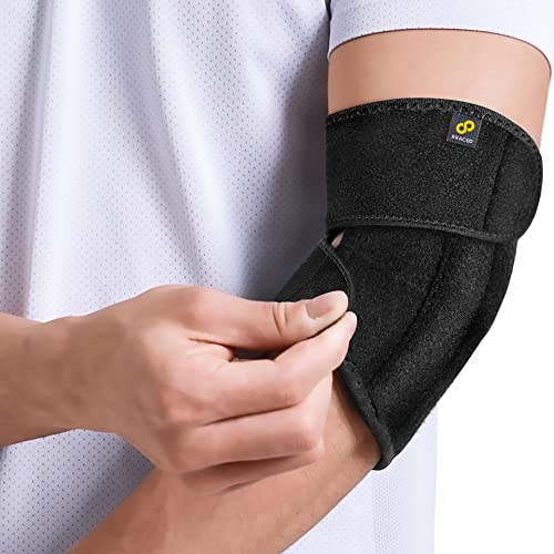 Bracoo Elbow Support, Reversible Adjustable Brace With Dual Stabilizers For Sprain, Joint Pain Relief, Tendonitis, Tennis-Golfer's Elbow Treatment, Ep30, 1 Count #TOP1