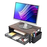 Confort ergonomique pour réduire la fatigue : soulève votre écran au niveau des yeux, élimine les douleurs au cou et favorise une position assise plus saine. Restez à l'aise même lors de longues sessions de travail ou de jeu - Transformez votre bureau en un espace de travail indolore.