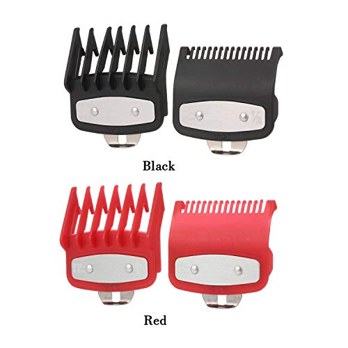 KKmoon 2pcs guia de corte pente limitador de cabelo guia de pente conjunto de fixação para aparador