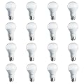 Philips LED Non-Dimmable A19 Frosted Light Bulb: 800-Lumen, 5000-Kelvin, 8.5-Watt (60-Watt Equivalent), E26 Base, Daylight, 16-Pack