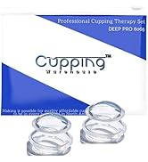Cupping Warehouse Advanced Supreme 2 Medium DEEP PRO 6065 Professional Cupping Therapy Set- Myofa...