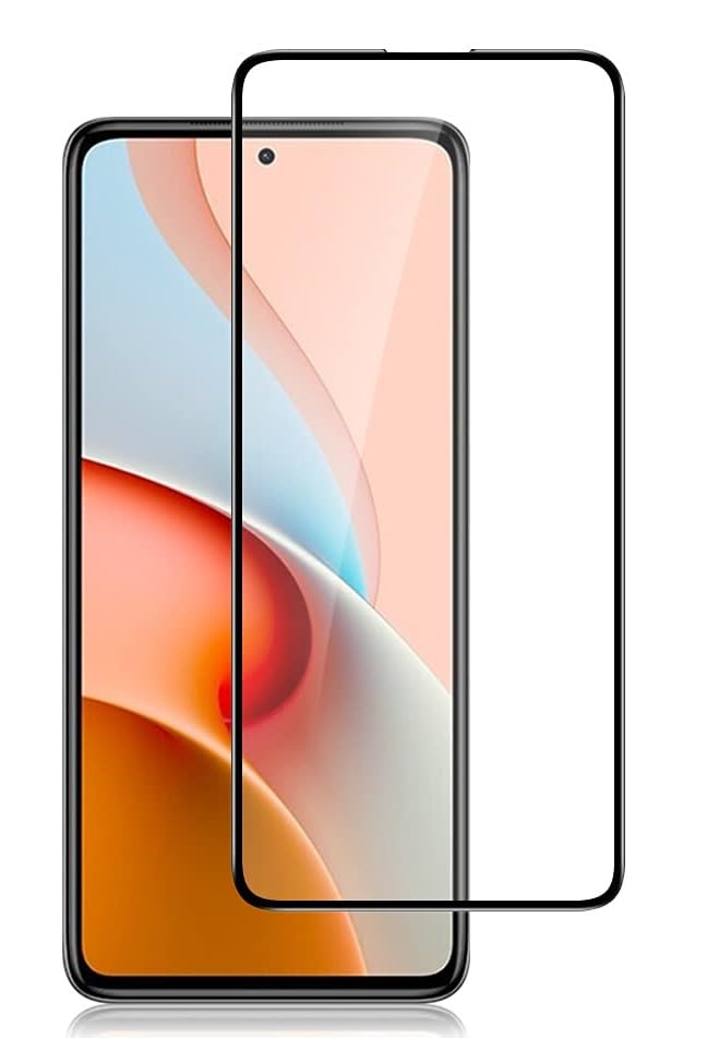 Image of 100FIT Tempered Glass Screen Protector Compatible For Mi 10 Lite, Mi 11i With Edge To Edge Coverage And Easy Installation Kit