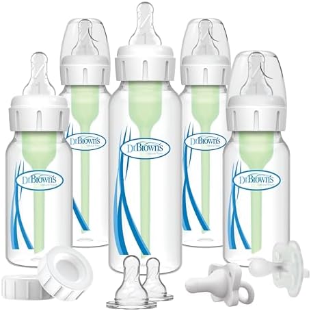 Dr. Brown's Anti-Colic Options+ Narrow Bottle Gift Set, 0m+