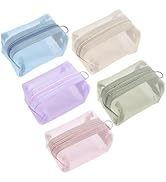 GORGECRAFT5SacdeRangementCarréenMaillePortable5CouleursPetitSacdeMaquillageenMail...