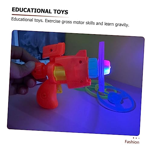 BESPORTBLE 3 Conjuntos De Disco Voador Luminoso Brinquedos De Halloween Brinquedos Para Atirador Ext