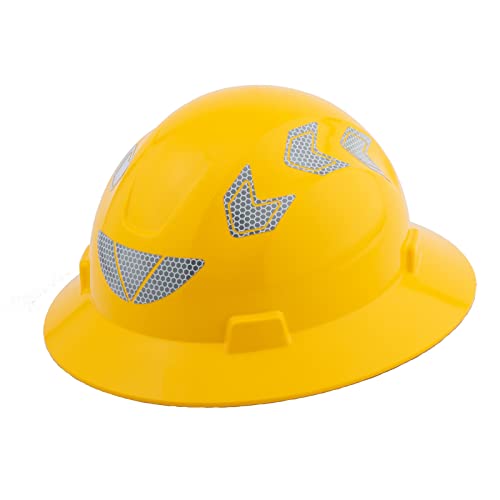 Uninova Full Brim Hard Hat Hardhats Men Ansi Approved Osha Cascos De Construccion Class E Hard Hat Full Brim Safety Helmet For Construction(01 Electricial Yellow) #TOP17