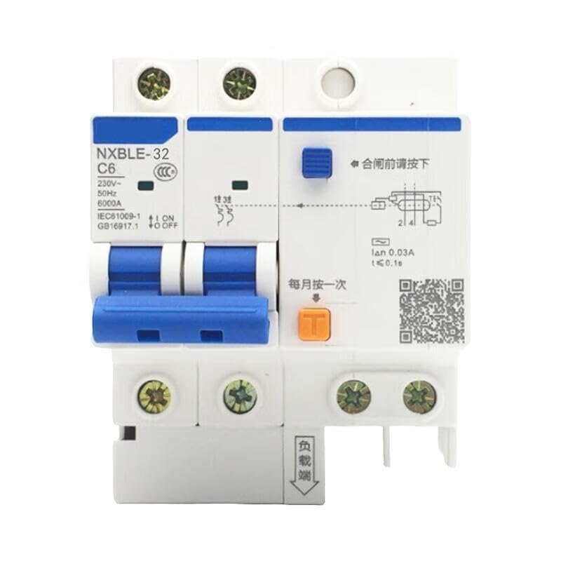 Diferencial magnetotermico NXBLE-32 2P C6 evita sobrecargas con corte de 6 kA