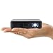 Amaz-Play Mobile Pico Projector WIFI DLP Portable Mini Pocket Size Multimedia Video LED Gaming Projectors with 120" Display,120-Minute Battery Life, 20,000-Hour LED Color Black
