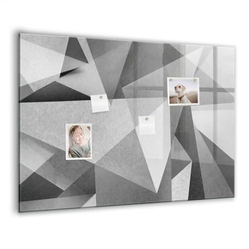 Tableau blanc magnétique en verre idéal pour le planning de la maison et l'organisation du bureau