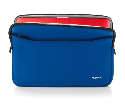 Funda de neopreno suave 14 pulgadas para portátil azul miniatura 3