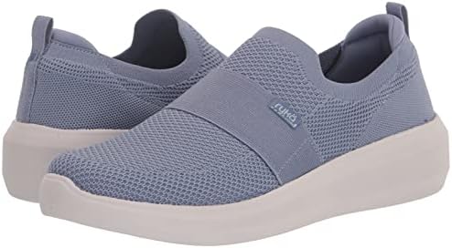 Ryka Women's Astrid Knit Slip On Sneaker Tempest Blue 11 M | Image 6