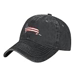 Gorra El Sol Perro Salchicha con Bandera Estadounidense Unisex Gorra Viseras Protector UV Sol Al Aire Libre Cap para Hombre Mujeres Verano