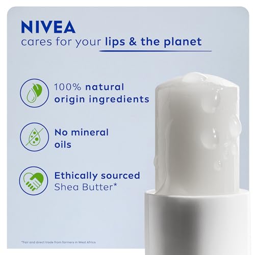 NIVEA Original Care Lip Balm 4.8g - 24h Deep Hydration - Image 6