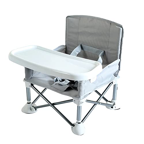 Kinder-campingstuhl Klappbare Tragbare Kinder Im Freien, Multifunktionaler Strandstuhl Campingstuhl Essstuhl, Sparen Sie Platz (Color : Gray)