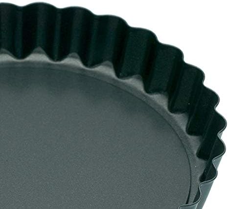 KitchenCraft Mini Tart Tins / Quiche Dishes with Non Stick Coating and Loose Bases, 10 cm, Set of 4