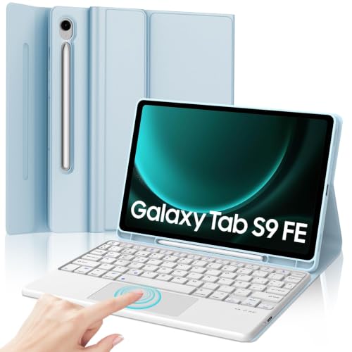 Funda Teclado para Samsung Galaxy Tab S10 FE 2025/S9 FE 10.9"/S9 11" 2023