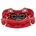 TRQ Rear Performance Brake Caliper Set Red Compatible with 02-06 Cadillac 00-06 Chevrolet GMC