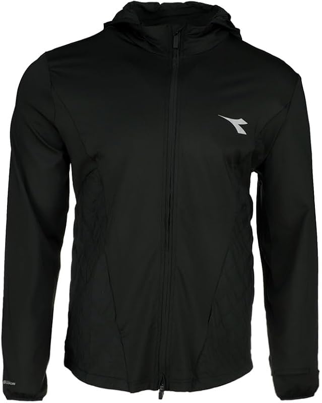 Diadora Mens Run Winter Protection Jacket Athletic Outerwear Casual