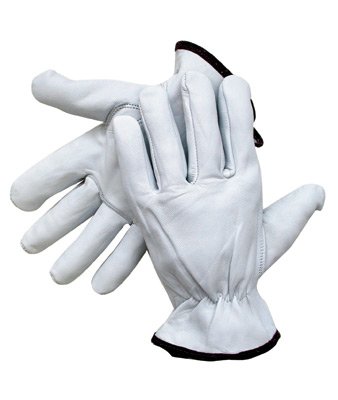 Radnor X-Large Premium Goatskin Unlined Drivers Gloves With Keystone Thumb, Slip-On Cuff, Color-Coded Hem And Shirred Elastic Back #TOP24