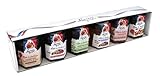 Lucien Georgelin - Assortiment découverte de 6 pâtes à tartiner 45g : chocolat blanc / ...