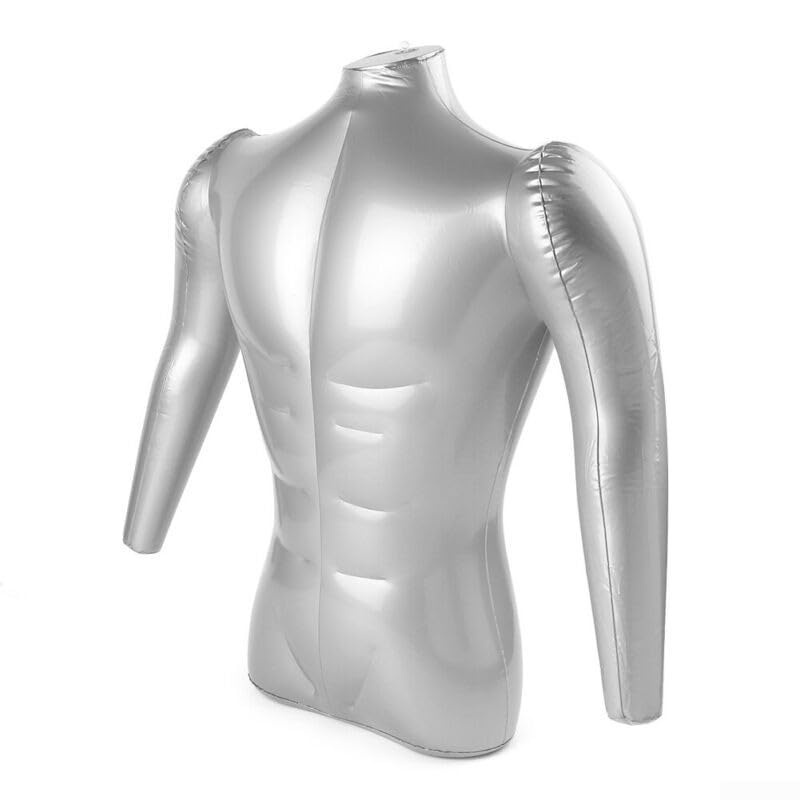 Męski model torsu nadmuchiwany, szerokość ramion 50 cm